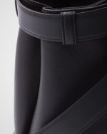 Prada Buckle Small Leather Handbag With Belt - Image 3